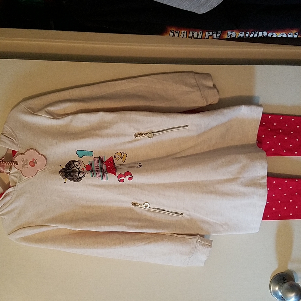 NWT GILLIAN CLOSET KIDS 2PC OUTFIT